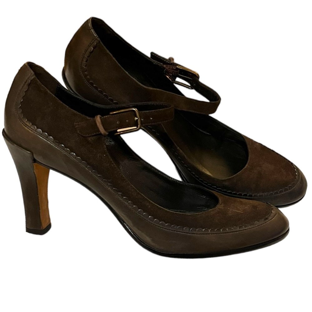 ADORABLE BROWN VINTAGE COLE HAAN MARY JANES SIZE 9